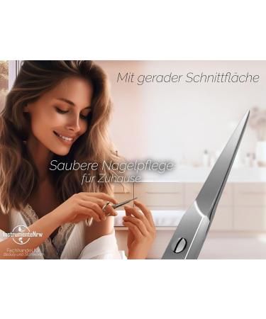 Premium Stainless Steel Fine Cuticle Scissors - Precision Straight Cutting for Perfect Nails | International Shipping - Buy Online on GoSupps.com