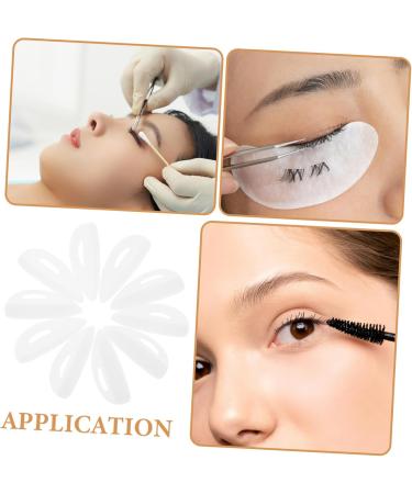 FRCOLOR 30 Pairs Eyelash Pad Eyelashes Mats Silicone Eyelash Pads Eyelash Perming Pad Lash Lift Silicone Pads Lash Lift Rods Extension Pad Silica Gel Curly White - Buy Online on GoSupps.com