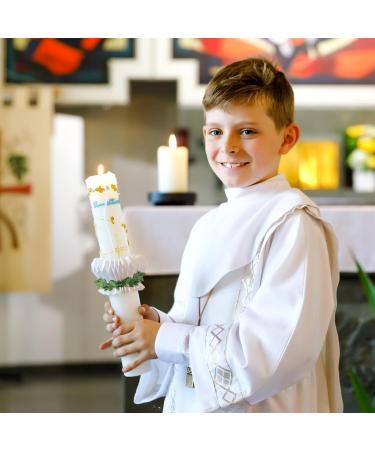 Bofunx Drop Catcher Paper - Drip Protection for Christening Communion & Wedding Candles (3-6 cm Diameter) - Buy Online on GoSupps.com
