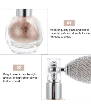 LALAFINA Glitter Highlighters Bottle Dispenser Highlighter Body Hair Cosmetics Face Highlighter Sprayer Spraying Tool For Women Girls Sparkle Highlighters Highlighter Glitter Pens As Shown 7.5x6cm - Buy Online on GoSupps.com