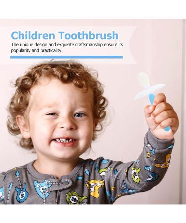 Healeved Silicone Toothbrush for Kids - Tooth Cleaning Brush Tool Dental Care Cleaning Accessories - Pink (1 Pack) - Buy Online on GoSupps.com