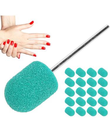 ANGGREK Nail Sanding Band Drill Bit Nail Sanding Head Foot File Callus Remover Head Multiple Colors Available for Polishing and Trimming Nails (Green) - Buy Online on GoSupps.com