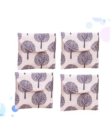 Hemoton 4 Pcs Period Pad Bags - Reusable Menstrual Pads Travel Bag - Ladies Purse for Hygiene - Small Diaper Bag & Towel Pouch for Women - 1 Count - Buy Online on GoSupps.com