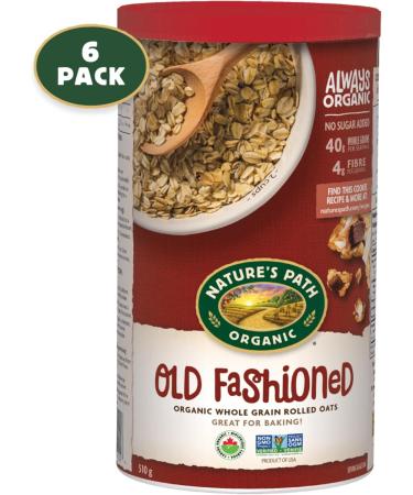 Nature's Path Organic Old Fashioned Oats Oatmeal 510 g (Pack of 6) Non-GMO - Buy Online on GoSupps.com