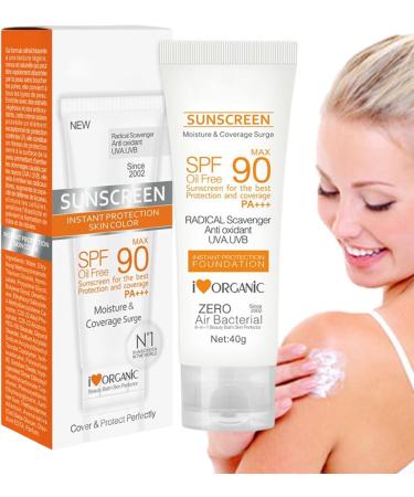  LINGJIONG sun cream spf 90 sun block spf 90 natural sunscreen oil free face sunscreen face sunscreen face sunscreen face sunscreen Lingjiong - Buy Online on GoSupps.com