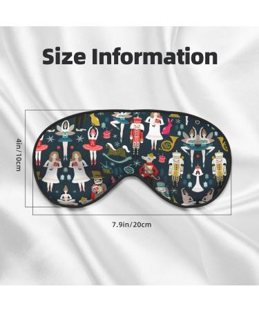 Buy Women's Nutcracker Ballet Eye Mask | Unisex Sleep Mask for Travel & Yoga | Soft Comfort Black Eye Shade - Buy Online on GoSupps.com