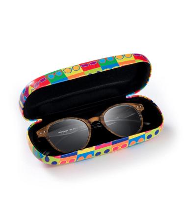 FEFI Hardcase Glasses Case with Matching Microfiber Cloth - Durable Black Eyewear Protection for Travel & Storage - Buy Online on GoSupps.com