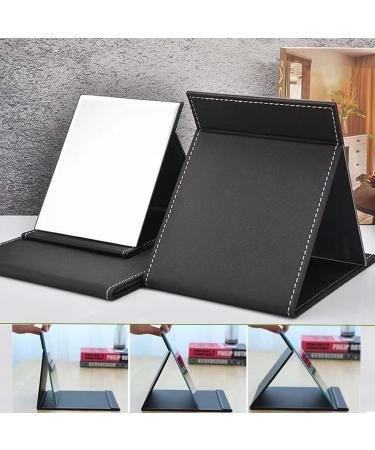 NAYSAYE Folding Travel Makeup Mirror - Portable Compact Vanity Desk Mirror with Stand - Large Size - Buy Online on GoSupps.com