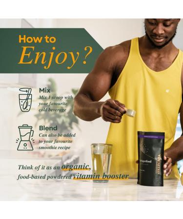 Greens Superfood Powder - Younited All-In Superfood Greens Powder with 53 Premium Organic Food Ingredients| Ultimate Vegetable Powder Alternative | Loaded with Phytonutrients (30 Servings) Elderberry Acai - Buy Online on GoSupps.com