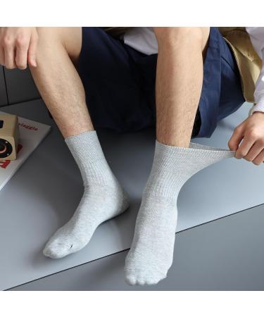 Jinboyoupin 5 Pairs Men's Ankle Cotton Socks - Diabetic Crew Socks for Men & Women | Comfortable Sailor Design - Buy Online on GoSupps.com
