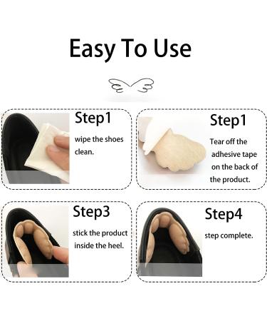 TALLSOCNE Heel Pads - Prevent Heel Slip and Blister with Anti-Wear Heel Grips - Men & Women - Buy Online on GoSupps.com