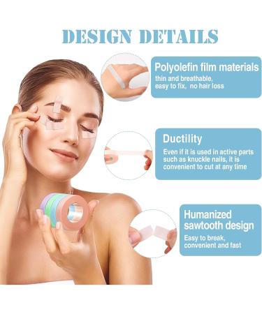 LUCKNIGHT 8 Rolls Eyelash Tape Adhesive Lash Extension Tape Breathable Micropore Fabric Tape For Lash Extensions Supplies Individual Eye Lashes Tools - Buy Online on GoSupps.com