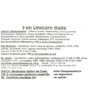 Unicorn Balls | Cute Unicorn Candy with Shower Powder | Perfect for Halloween Parties & Kids' Birthdays - Buy Online on GoSupps.com