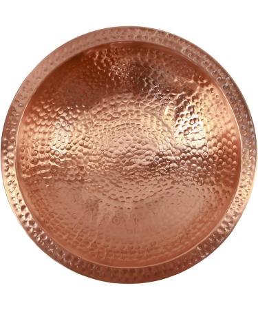 Achla Designs 201-9903 Hammered Solid Bowl w/Rim Birdbath Satin Copper - Buy Online on GoSupps.com
