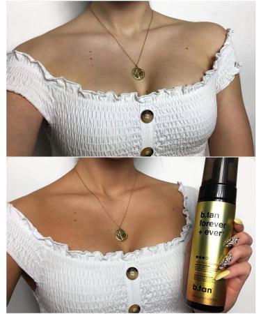 b.tan Forever & Ever Ultra Long Lasting Self Tanner | Up to 11 Days of Fast Self Tanning | 1 Hour Sunless Tanner Mousse | Vegan & Cruelty Free - 6.7 Fl Oz - Buy Online on GoSupps.com