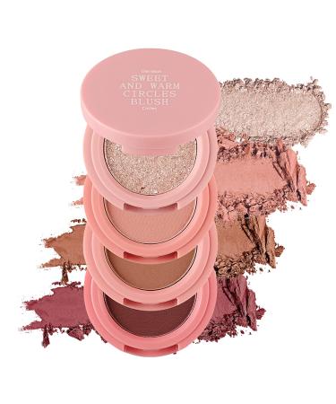 Erinde 4 Colors Mini Eyeshadow Palette Matte Shimmer Quartet High Pigmented Long Lasting Ultra-Blendable Rich Color Velvety Texture Eye Makeup Palette with Mirror Great for Travel M02# #02 - Buy Online on GoSupps.com