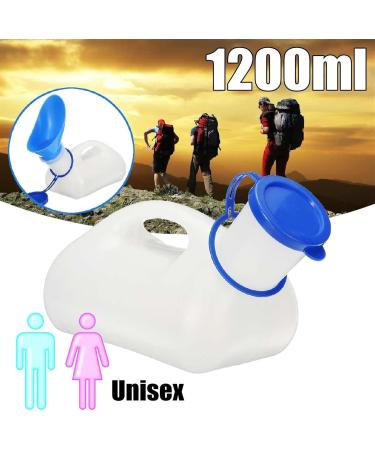 Portable Urinals 1200ML Unisex Portable Urine Urinal Toilet Aid Bottle for Traveling Camping Outdoor with Women Adapter for Men Women - Buy Online on GoSupps.com