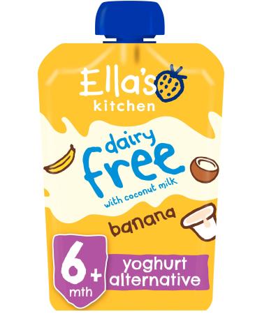 Ella's Kitchen Dairy Free Banana Yoghurt Alternative From 6 Months