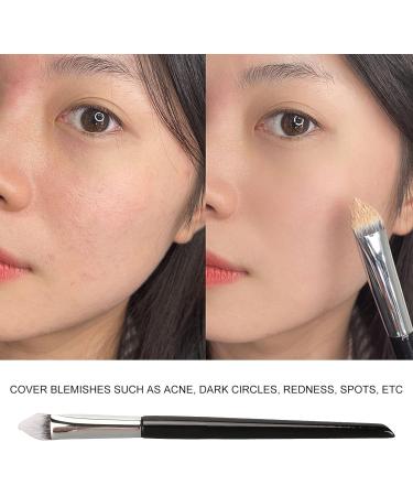 Concealer Brush Portable Soft Hair Makeup Highlighter Brush for Women Delicate Makeup Look Fits the Skin Better Triangular Head Concealer Brush for Home Office - Buy Online on GoSupps.com
