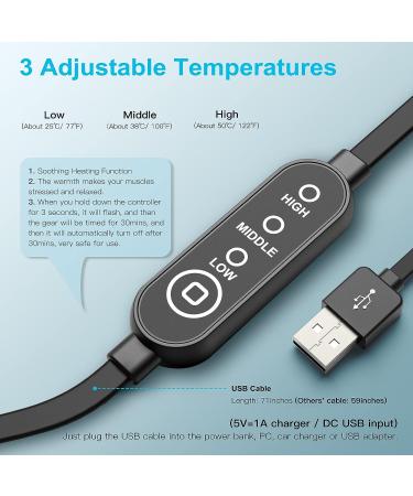 Graphene Heated Neck Stretcher for Pain Relief - Lanieney Neck Cloud Cervical Traction Device for Headache & TMJ Pain Relief - Buy Online on GoSupps.com