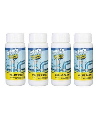 4PACK Powerful Sink and Drain Cleaner, Portable Powder Cleaning Tool Super Clog Remover Chemical Powder Agent for Kitchen Toilet Pipe Dredging - Buy Online on GoSupps.com
