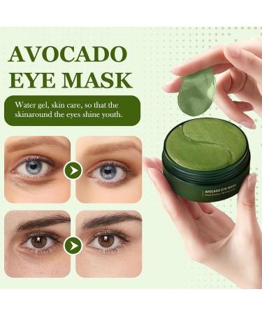 60 Patchs Yeux Hydratants Masque Yeux Anti-Cernes et Anti-Rides Patchs au Collag ne Acide Hyaluronique Avocat R duit Poches Cernes Rides et Fatigue Oculaire - Buy Online on GoSupps.com