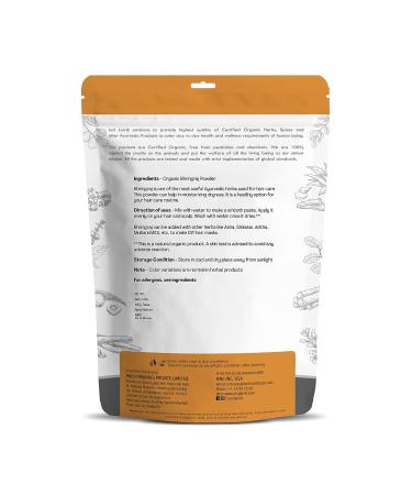 Organic Bhringraj Powder (Eclipta Alba) 227g - Pure False Daisy Powder for Hair Care - Buy Online on GoSupps.com