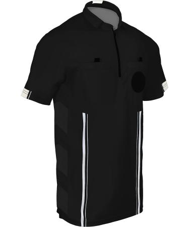 Pro Soccer Referee Package (7 Piece) Black YL - Size YL (Chest 32-34) - Buy Online on GoSupps.com