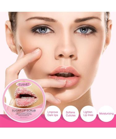 Ruilonghai Peach Lip Scrub - 30g | Organic Hydrating Exfoliator with Dead Sea Salt & Jojoba Oil for Soft Moisturized Lips - Buy Online on GoSupps.com