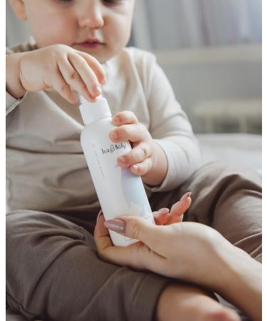 Hagi Baby Natural Body Oil with Jojoba & Poppy Seed Oil | Gentle Formula for All Ages | 150 ml - International Shipping Available - Buy Online on GoSupps.com
