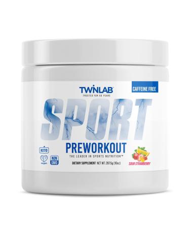 Twinlab Sport Pre-Workout Strawberry 10 Oz - 25 Servings Pack of 2
