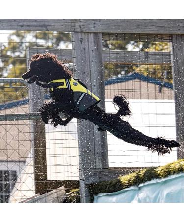 Vivaglory Neon Yellow Dog Life Jacket - Adjustable & Durable Excellent Buoyancy for Small Dogs XS (43-51 cm Chest) - Buy Online on GoSupps.com