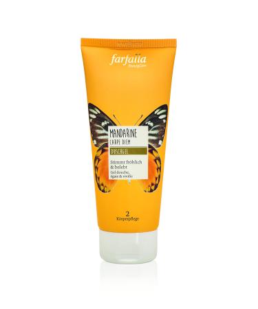 butterfly farfalla Mandarine Shower Gel 100 certified natural cosmetics 1 x 200 ml