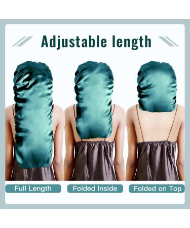 Bonnet Queen Satin Silk Sleeping Cap Adjustable Ladies Night Hair Care Curler for Curly Long Hair | Mr. Motorship - Buy Online on GoSupps.com