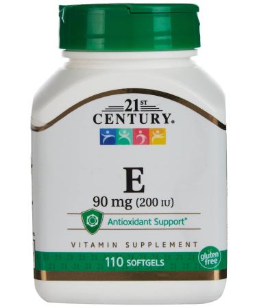 21st Century E 90 mg (200 IU) 110 Softgels