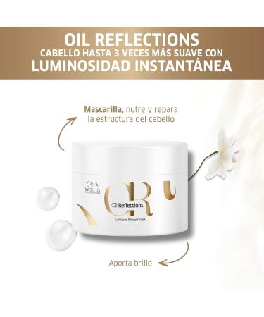 Wella Professionals Oil Reflections Mask 150ml - Hydrating Hair Treatment for All Hair Types | International Shipping Available - Buy Online on GoSupps.com