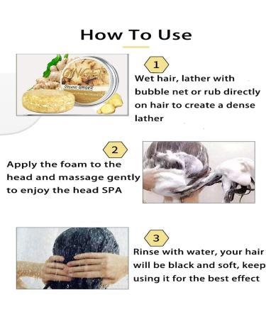 Ginger Shampoo Bar. Ginger Shampoo Soap for Men and Women (2PCS) - Buy Online on GoSupps.com