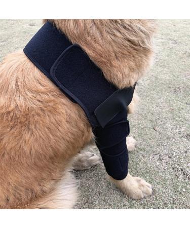 SUDNJIALQ Dog Shoulder Protector Durable And Safe Convenient Polyester Dog Elbow Protector Brace Protector Black L L Black - Buy Online on GoSupps.com