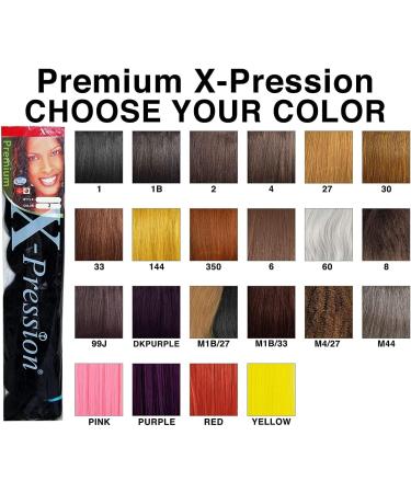 X-pression Premium Original Hair Braid (Pack of 6 SM1B/27) SM1B/27 Pack of 6 - Buy Online on GoSupps.com