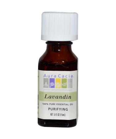 Aura Cacia Pure Lavandin Essential Oil | 0.5 fl. oz. | Lavandula intermedia