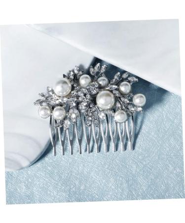 MUSISALY 1pc Hair Comb Hair for Women Bridal Comb Pearl Hair Pins Wedding Hairpin Wedding Hair Accessories Hairpin Comb Wedding Headpiece Pearl Hairpins Bridal Headdress - Buy Online on GoSupps.com