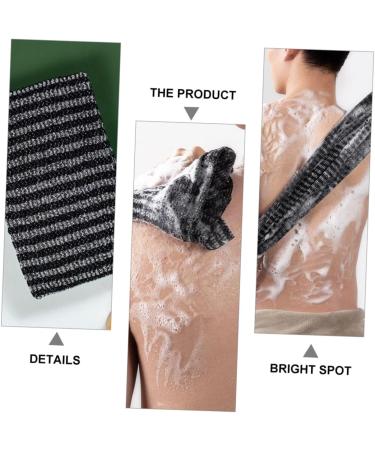 1Pc Bath Towel Bath Body Brush Back Scrubber Towel Back exfoliator Brush Back Scrubber Strap Body Scrubber for Shower Scrubber Back Body Towel take a Bath Cleaning Wipe Polyester - Buy Online on GoSupps.com