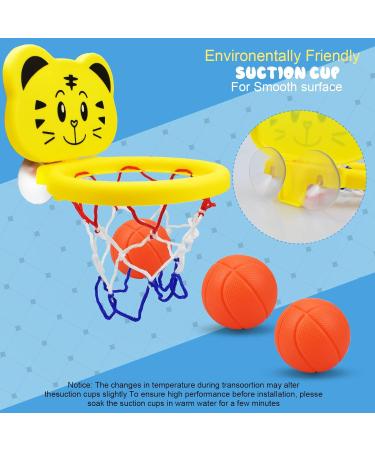 Basketball Hoop Bath Toy for 1-3 Year Old - Fun Water Game Toy for Baby Boys and Girls - Tiger Design - Perfect Gift for Toddlers - Buy Online on GoSupps.com