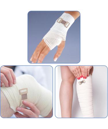 100pcs Skin Color Ace Bandage Clips - Durable Elastic Fastening Clips for Secure Bandage Wraps | Replaceable Metal Clips for All Bandage Types - Buy Online on GoSupps.com