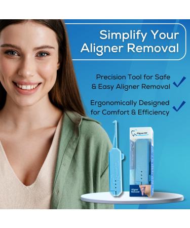 Clear Aligner Removal Tool | Compatible with Invisalign Retainers & More | Personal Orthodontic Accessory - Retractable - Buy Online on GoSupps.com