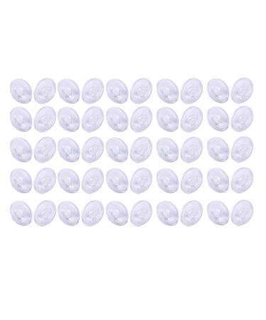 shanpu 25 pairs round silicone eyeglasses in nose pads