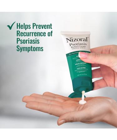Nizoral Psoriasis Relief Cream- Relieves Itching Irritation & Redness and Controls Flaking and Scaling with Maximum Strength Medicine (Salicylic Acid 3%) 4 Fl Oz 4 Fl Oz (Pack of 1) - Buy Online on GoSupps.com