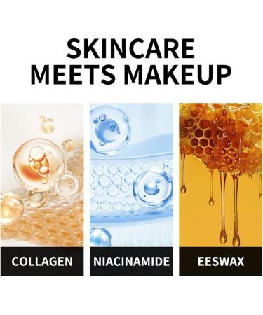 Foundation Stick13g Oil Control Concealer 2in1 Double Head for Women and Girls Daily Outdoor Travel 3natural - Buy Online on GoSupps.com