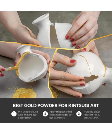 MEYSPRING Royal Gold Mica Powder for Epoxy Resin - Kintsugi Gold Pigment - Resin Art Supplies - Buy Online on GoSupps.com