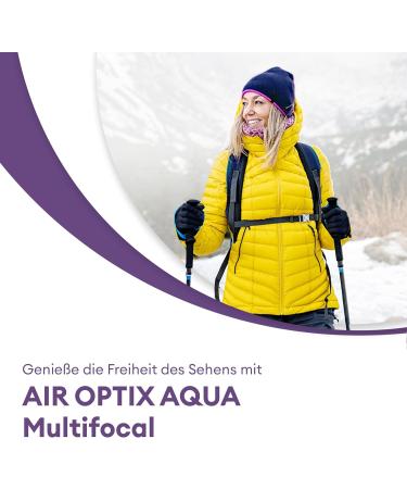Air Optix Aqua Multifocal Soft Contact Lenses - 6 Pack BC 8.6 mm DIA 14.2 mm -5.00 Diopters High ADD | Shop Internationally - Buy Online on GoSupps.com